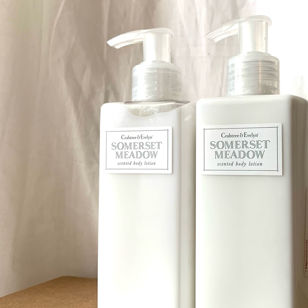 (2) NEW Crabtree & Evelyn Somerset Meadow Lotion